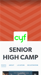 Mobile Screenshot of mycyf.com